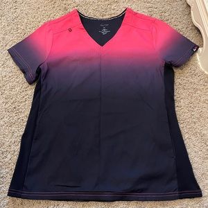 Koi Lite pink to black ombré scrub set